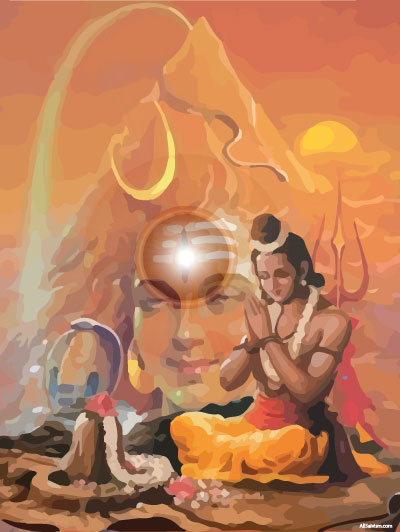 Shiva Linga Worship